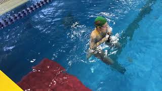 Killer br kicking set, end of the day! #OUHS swim films