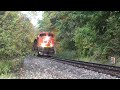 Bessemer and Lake Erie Iron Ore train. Southbound. Conneaut OH. October 25, 2025.