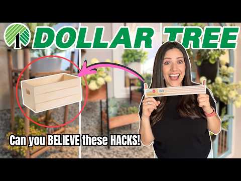 Dollar Tree Decor Hacks You NEED to Try 🌿 Easy DIY Tabletop Plant Stands & Planters