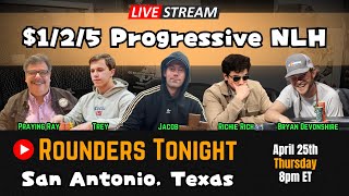 PROGRESSIVE Poker Cash Game $1/2/5 with Bryan Devonshire, Trey, Jacob, Praying Ray & Richie Rich!!!