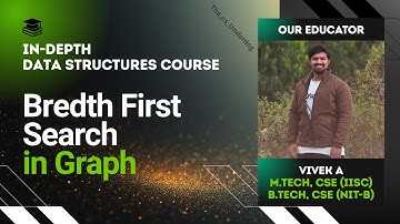 Breadth First Search in Graph | Data Structures Lecture 62 | The cs Underdog