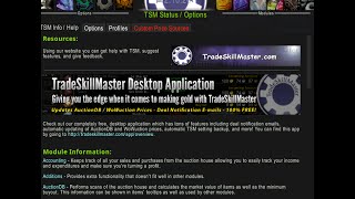 How To Setup Tradeskillmaster 2 (Initial Setup) Part 1