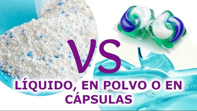 Detergente líquido, en polvo o en cápsulas: ¿cuál es mejor?