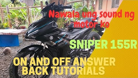 how to get back the answer back on and off of sniper 155r keyless?/tutorials