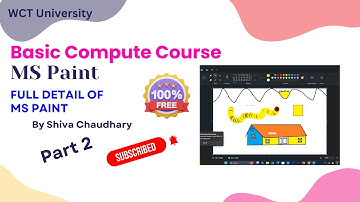 Master MS Paint FREE Full Course (Part 2) – 100% Full Guide by WCT University | Shiva Chaudhary #5