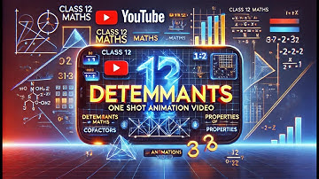 CBSE Class 12 || Maths || Determinants || Animation || in English