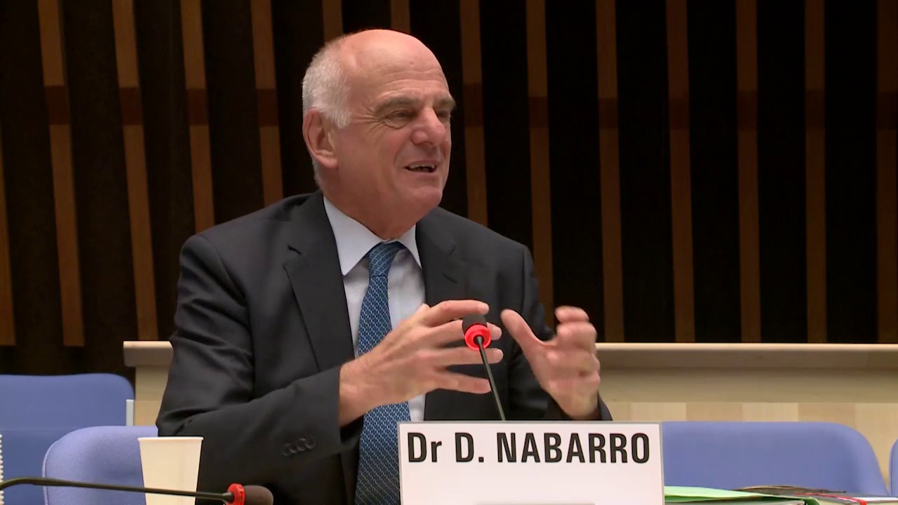 WHO: Dr David Nabarro at the Director-General candidates forum - YouTube