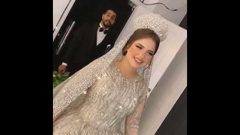 احلي فيرست لوك من العروسة زي القمر 😍😍😍