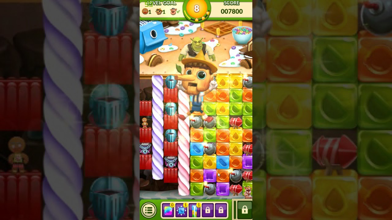 Shrek Sugar Fever level 139 no boosters 😈