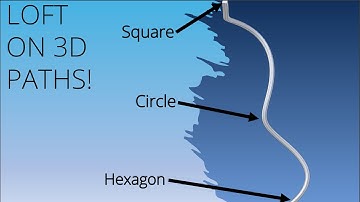Alibre- Lofting over 3D Paths