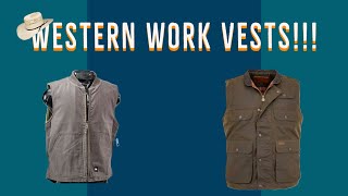 Western Work Vests