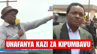 MAGUFULI AMUWAKIA MKURUGENZI WAKE LIVE 'UMETOKA MAREKAN UNAFANYA KAZI ZA KIPUMBAVU'