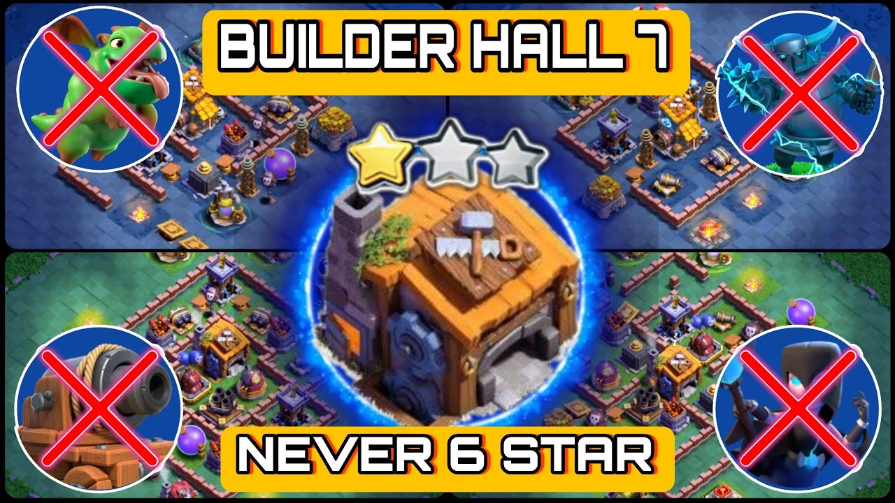 TOP-10 STRONG BUILDER HALL 7 BASE WITH LINK + REPLAY || BH7 ANTI 6 STAR || BH7 BASE ANTI WITCH 