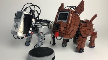 Lego mindstorms puppy training: using Alexa voice control