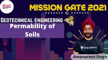 Permability of Soils | Geotechnical Engineering | MISSION GATE 2021| Amanpreet Singh