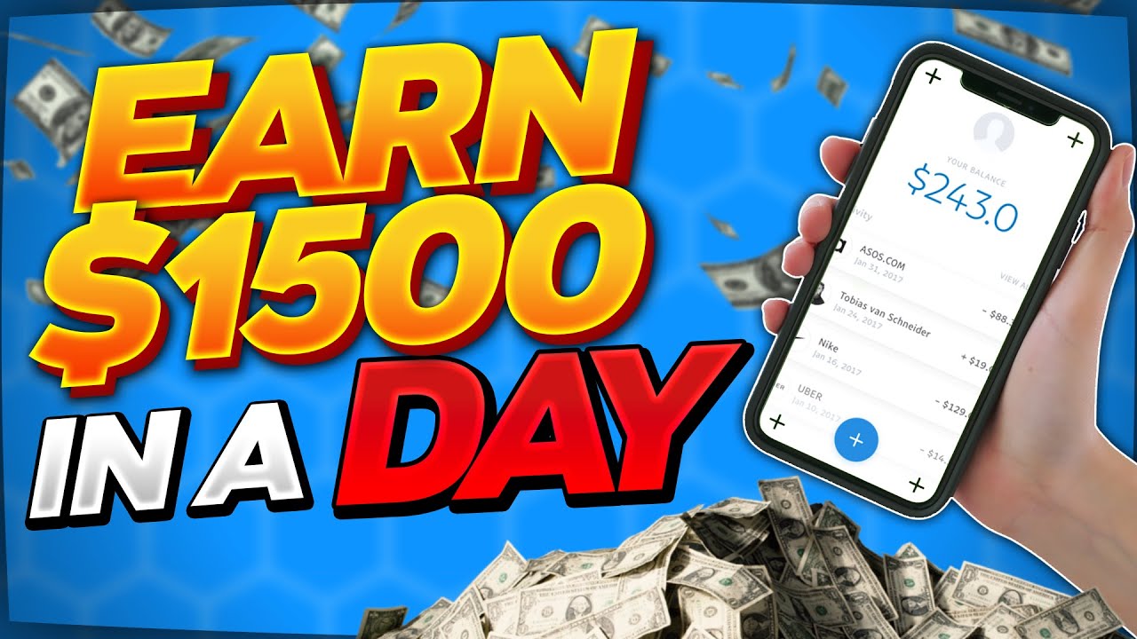 New Website That Pays You $1500 Instantly! Make Money Online 2021 - YouTube