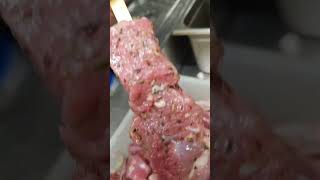 lamb souvlaki with fresh herbs marinated and top quality. #greece #food #foodlover
