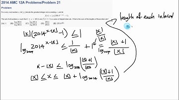 Floor Problem AMC12 A 2014 #21