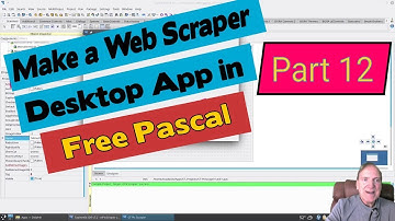 How to make an Image Web Scraper, Tutorial Free Pascal Lazarus Pt. 12 For Loop to Save All From List