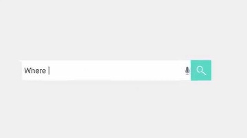 Website Intro whit search button Logo Reveal Text