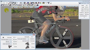 Importing a photo into BikeCAD Pro