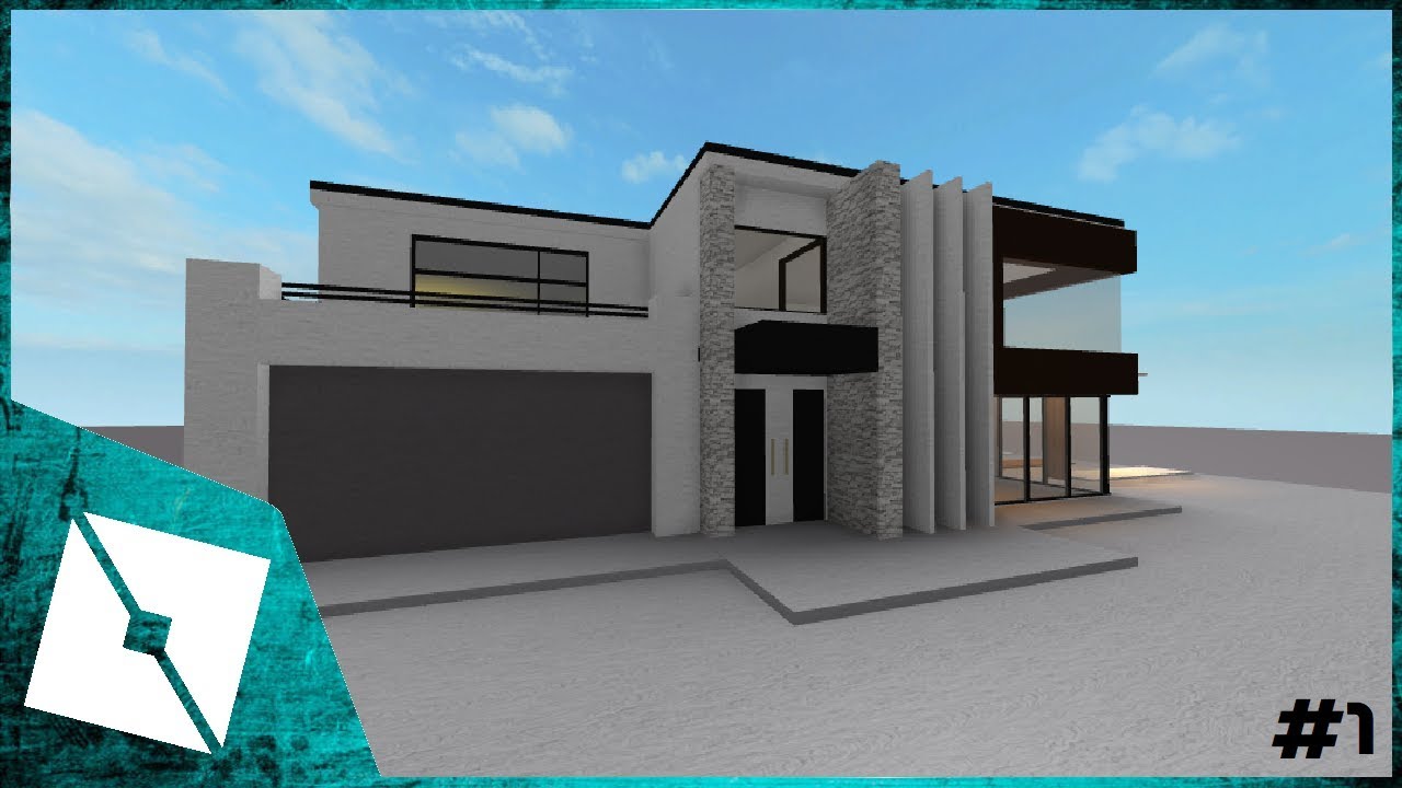 Roblox Studio Modern House Building 1 Youtube - roblox house builds youtube