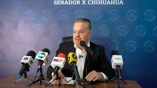Conferencia del senador Mario Vázquez, desde la ciudad de Chihuahua, sobre diversos temas de interés