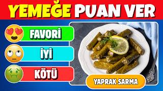 Yemeğe Oy Ver 🍔🤢🔥 Yemek Sıralama Sevilen Yemek Ve Tatlıları Bulmaca Yemek Puanlama Oyunu