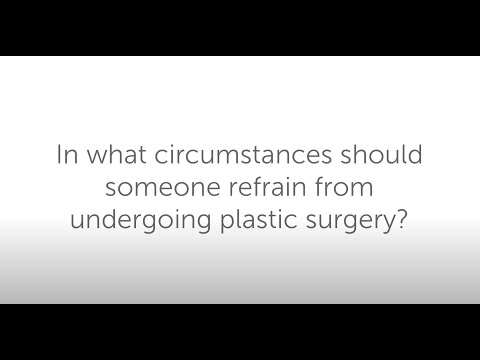 Video thumbnail: When to refrain from plastic surgery — Minneapolis Plastic Surgery, LTD.