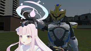 [SFM] Kamen Rider Ixa vs. Mika (Blue Archive Meme)