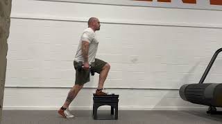 2 Dumbbell Suitcase Step-Up