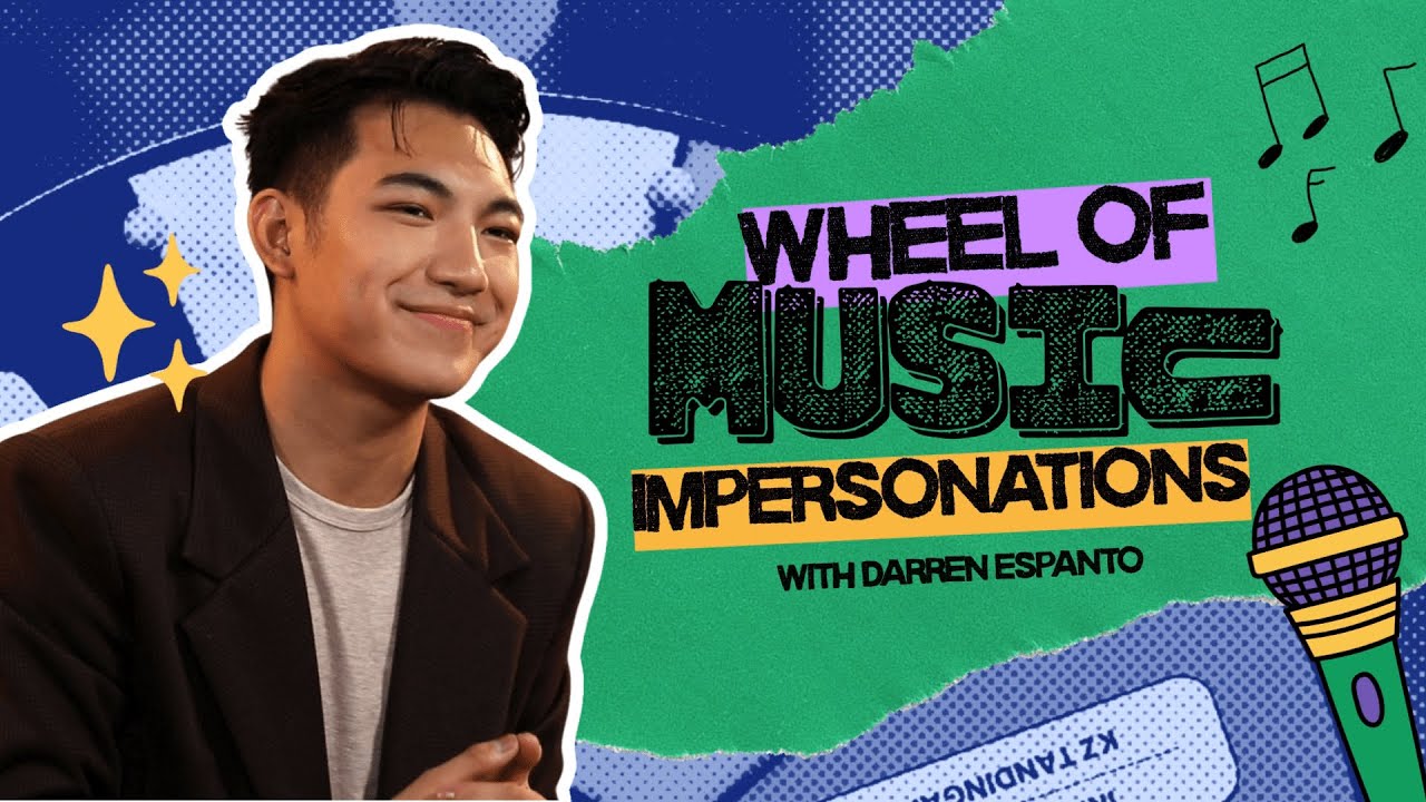 DARREN spins Wheel of Musical Impersonations! 🌀🎶