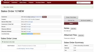 Managing your Sales Orders