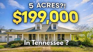 You Won’t Believe This $199K Tennessee Home on 5 Acres (Best Deal)