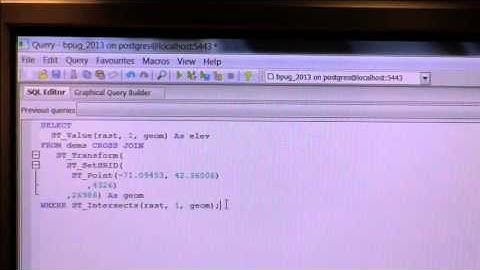 Boston PostgreSQL Group 2013: Introduction to PostGIS Part 4 of 4