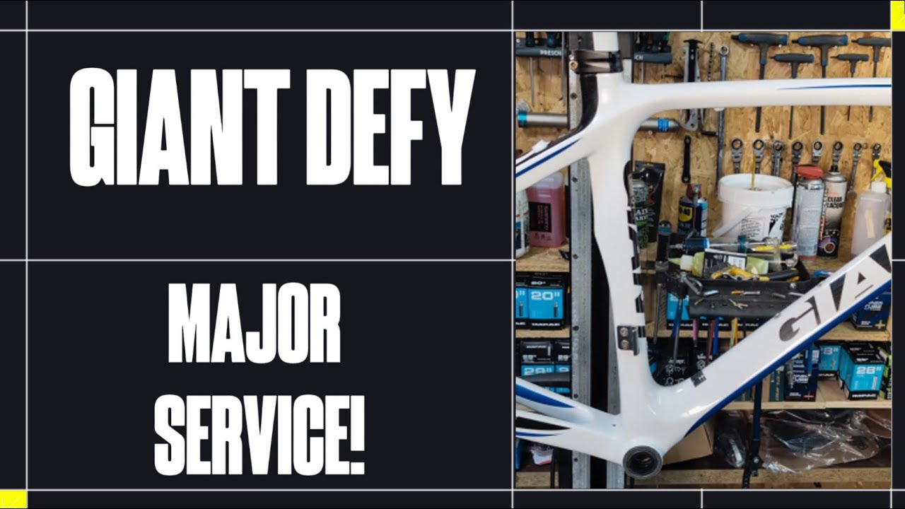 Giant Defy Full Service: Fixing a Bike with So Many Issues!