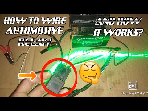 How to wire Automotive Relay and How it Works - YouTube