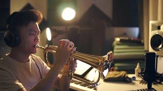 My First Improvised Solo - Summer Time ( Flugelhorn aka T H I C C Trumpet)