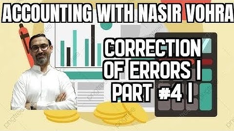CORRECTION OF ERRORS | PART #4 |