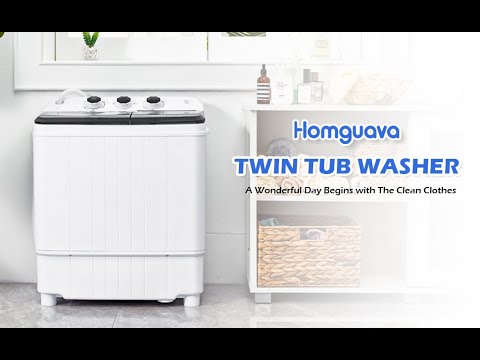 Giantex/Costway Portable Mini Compact Twin Tub washing machine 