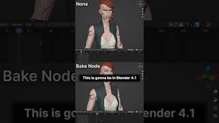 Have you tried the bake node from the Blender 4.1 release yet? #b3d #geonodes #speed #nodetree