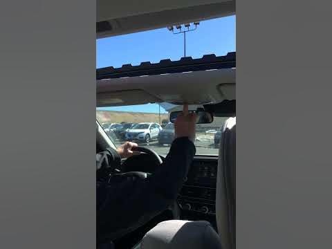 How to operate the sun roof on a 2019 Honda Accord - YouTube