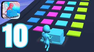 Stack Colors 🌈❤️💫 All Levels Gameplay Android, iOS (F2P)