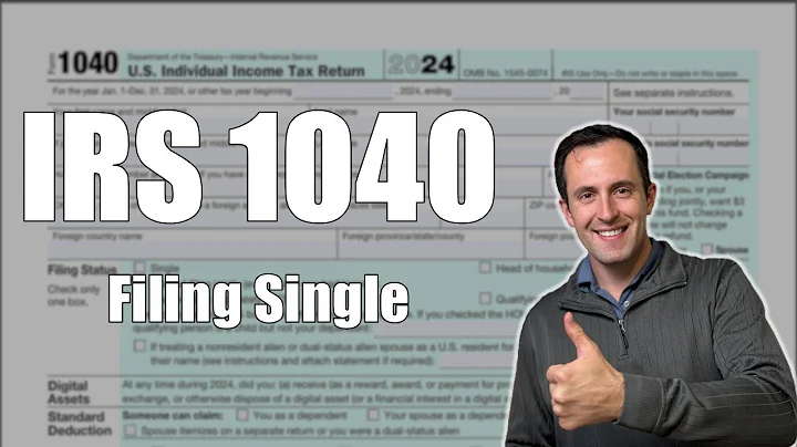 2024 IRS Form 1040 Walkthrough | Filing Single