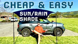 Cheap Easy Sunrain Shade For Your Car Or Suv