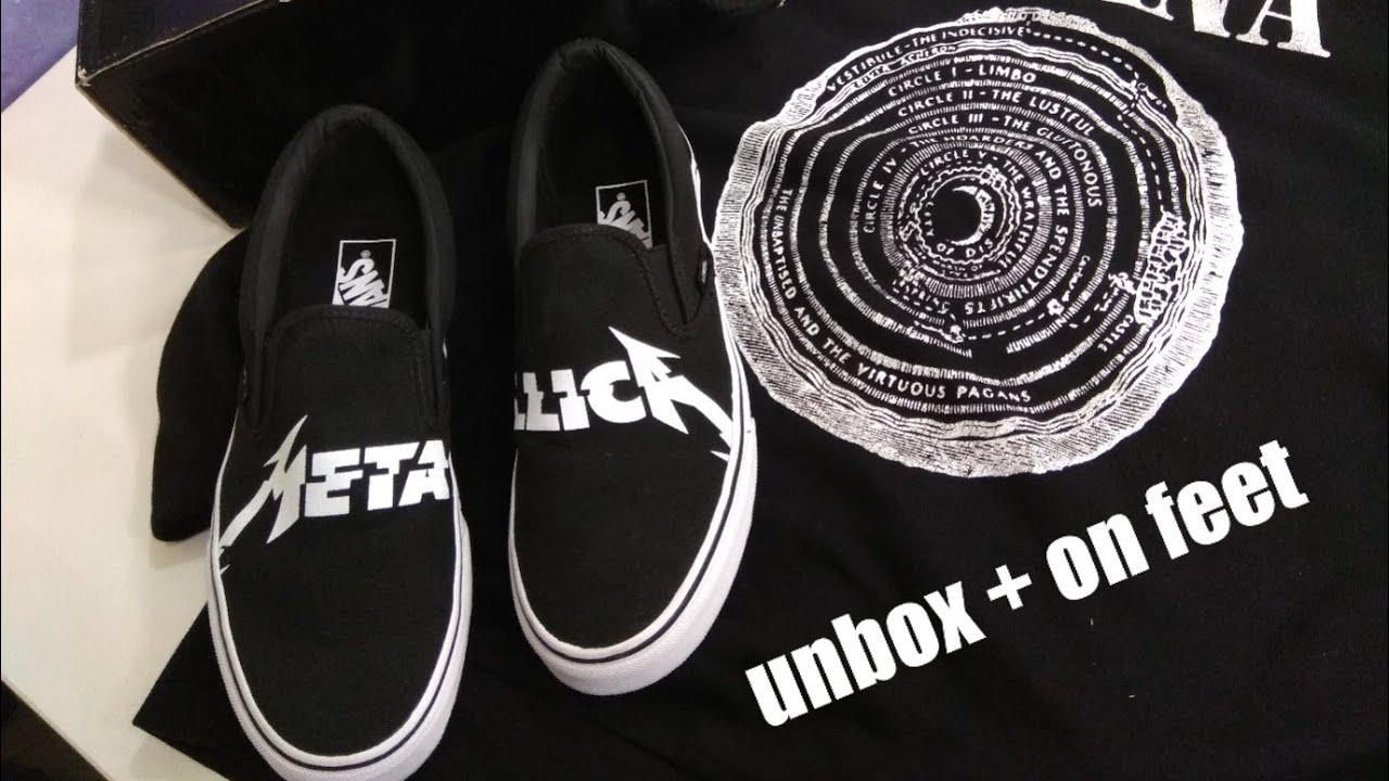 vans metallica collab 2018