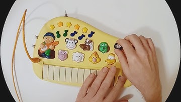 circuit bent animal keyboard toy