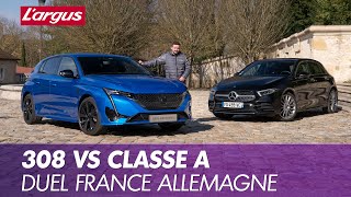 Peugeot 308 (2021) vs Mercedes Classe A. Duel franco-germanique Resimi