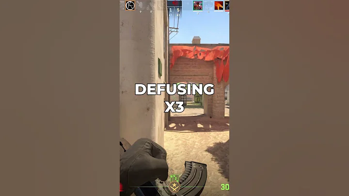 WHAT?! Ninja Defuse in CS2 Premier Mode #shorts #fypシ