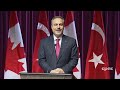 Canadian and Turkish Foreign Affairs Ministers hold a news conference – June 26, 2026
